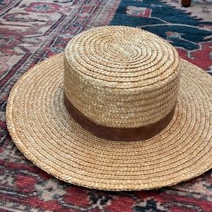 Madewell x Wyeth boater hat